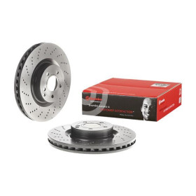 BREMBO Brzdový kotúč dierovane/vnutorne chladene Ø344mm  09.B746.61_thumb2