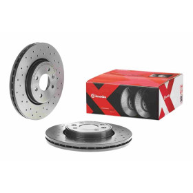 BREMBO Brzdový kotúč dierovane/vnutorne chladene Ø280mm  09.8137.2X_thumb2