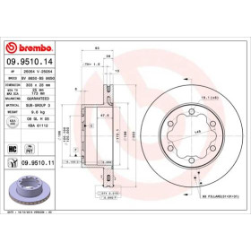 BREMBO Brzdový kotúč vetraný Ø303mm  09.9510.11_thumb2