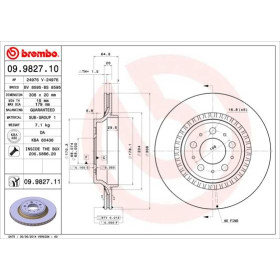 BREMBO Brzdový kotúč vetraný Ø308mm  09.9827.11_thumb2