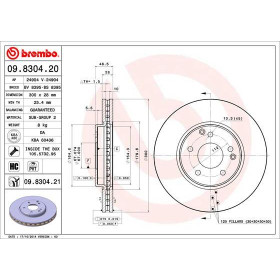 BREMBO Brzdový kotúč vetraný Ø300mm  09.8304.21_thumb3