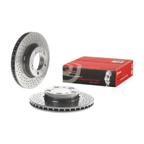 BREMBO Brzdový kotúč dierovane/vnutorne chladene Ø318mm  09.C880.11_thumb2