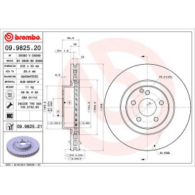 BREMBO Brzdový kotúč vetraný Ø330mm  09.9825.21_thumb2