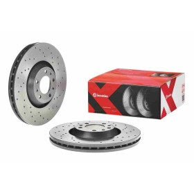 BREMBO Brzdový kotúč dierovane/vnutorne chladene Ø330mm  09.8670.1X_thumb2