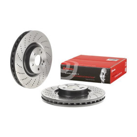 BREMBO Brzdový kotúč dierovane/vnutorne chladene Ø360mm  09.B769.51_thumb2