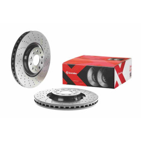 BREMBO Brzdový kotúč dierovane/vnutorne chladene Ø340mm  09.C306.1X_thumb2