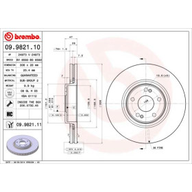 BREMBO Brzdový kotúč vetraný Ø308mm  09.9821.11_thumb3