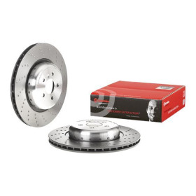 BREMBO Brzdový kotúč dierovane/vnutorne chladene Ø370mm  09.D901.33_thumb2