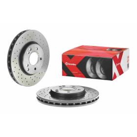 BREMBO Brzdový kotúč dierovane/vnutorne chladene Ø300mm  09.8304.2X_thumb2