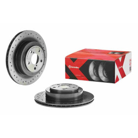 BREMBO Brzdový kotúč dierovane/vnutorne chladene Ø290mm  09.B041.1X_thumb2