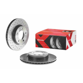 BREMBO Brzdový kotúč dierovane/vnutorne chladene Ø286mm  09.5390.3X_thumb2