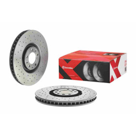 BREMBO Brzdový kotúč dierovane/vnutorne chladene Ø340mm  09.A829.1X_thumb2