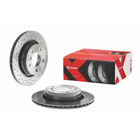 BREMBO Brzdový kotúč dierovane/vnutorne chladene Ø294mm  09.7702.1X_thumb2