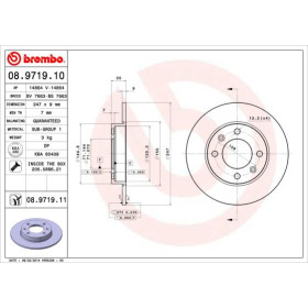 BREMBO Brzdový kotúč plny Ø247mm  08.9719.11_thumb2