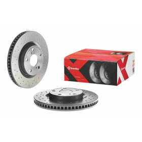 BREMBO Brzdový kotúč dierovane/vnutorne chladene Ø296mm  09.A417.1X_thumb2