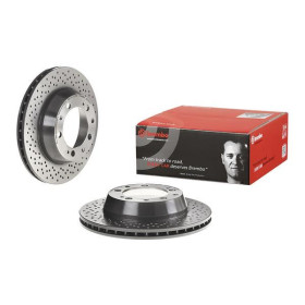 BREMBO Brzdový kotúč dierovane/vnutorne chladene Ø299mm  09.C085.11_thumb2