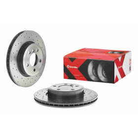 BREMBO Brzdový kotúč dierovane/vnutorne chladene Ø325mm  09.9581.1X_thumb2