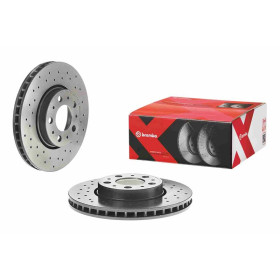 BREMBO Brzdový kotúč dierovane/vnutorne chladene Ø286mm  09.8633.1X_thumb2