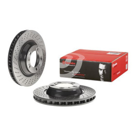 BREMBO Brzdový kotúč dierovane/vnutorne chladene Ø340mm  09.D932.11_thumb2