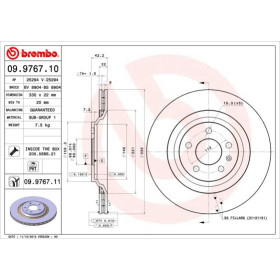 BREMBO Brzdový kotúč vetraný Ø330mm  09.9767.11_thumb2