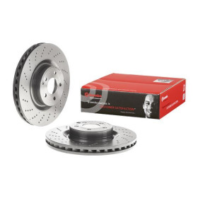 BREMBO Brzdový kotúč dierovane/vnutorne chladene Ø344mm  09.B746.51_thumb2