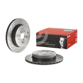 BREMBO Brzdový kotúč dierovane/vnutorne chladene Ø326mm  09.C829.11_thumb2