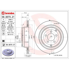 BREMBO Brzdový kotúč vetraný Ø354mm  09.9373.21_thumb2