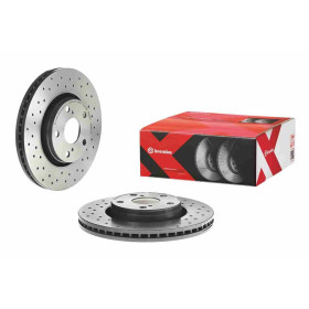 BREMBO Brzdový kotúč dierovane/vnutorne chladene Ø295mm  09.B043.1X_thumb2