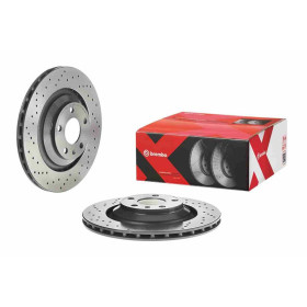 BREMBO Brzdový kotúč dierovane/vnutorne chladene Ø330mm  09.8842.2X_thumb2