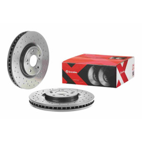 BREMBO Brzdový kotúč dierovane/vnutorne chladene Ø320mm  09.B269.1X_thumb2