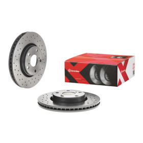 BREMBO Brzdový kotúč dierovane/vnutorne chladene Ø295mm  09.A914.1X_thumb2