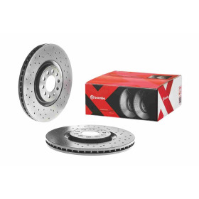 BREMBO Brzdový kotúč dierovane/vnutorne chladene Ø312mm  09.7880.1X_thumb2