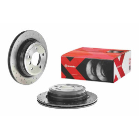 BREMBO Brzdový kotúč dierovane/vnutorne chladene Ø300mm  09.B338.2X_thumb2