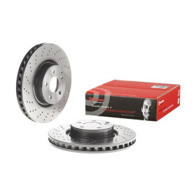 BREMBO Brzdový kotúč dierovane/vnutorne chladene Ø335mm  09.A732.11_thumb2