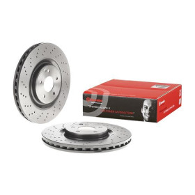 BREMBO Brzdový kotúč dierovane/vnutorne chladene Ø345mm  09.A731.11_thumb2