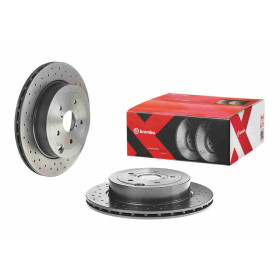 BREMBO Brzdový kotúč dierovane/vnutorne chladene Ø316mm  09.A198.1X_thumb2