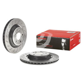 BREMBO Brzdový kotúč dierovane/vnutorne chladene Ø320mm  09.B743.51_thumb2