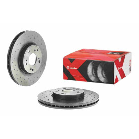 BREMBO Brzdový kotúč dierovane/vnutorne chladene Ø296mm  09.B270.1X_thumb2