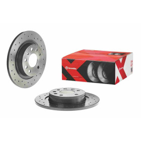 BREMBO Brzdový kotúč dierovany Ø278mm  08.9511.1X_thumb2