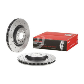 BREMBO Brzdový kotúč dierovane/vnutorne chladene Ø350mm  09.C338.11_thumb2