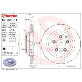 BREMBO Brzdový kotúč vetraný Ø358mm  09.9871.11_thumb2