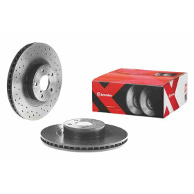 BREMBO Brzdový kotúč dierovane/vnutorne chladene Ø293mm  09.9077.1X_thumb2