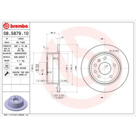 BREMBO Brzdový kotúč plny Ø260mm  08.5879.10_thumb2