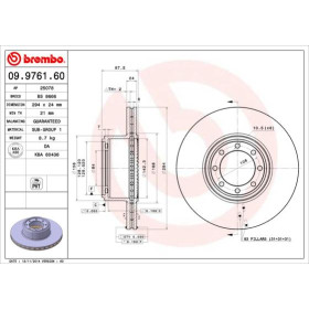 BREMBO Brzdový kotúč vetraný Ø294mm  09.9761.60_thumb2