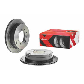 BREMBO Brzdový kotúč dierovane/vnutorne chladene Ø345mm  09.D618.1X_thumb2