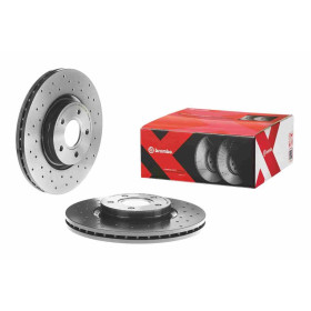 BREMBO Brzdový kotúč dierovane/vnutorne chladene Ø300mm  09.9468.1X_thumb2