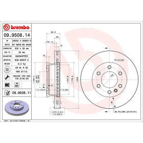 BREMBO Brzdový kotúč vetraný Ø300mm  09.9508.11_thumb2