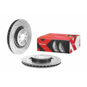 BREMBO Brzdový kotúč dierovane/vnutorne chladene Ø345mm  09.B039.1X_thumb2