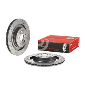 BREMBO Brzdový kotúč dierovane/vnutorne chladene Ø360mm  09.A907.11_thumb2