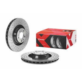 BREMBO Brzdový kotúč dierovane/vnutorne chladene Ø347mm  09.8841.3X_thumb2